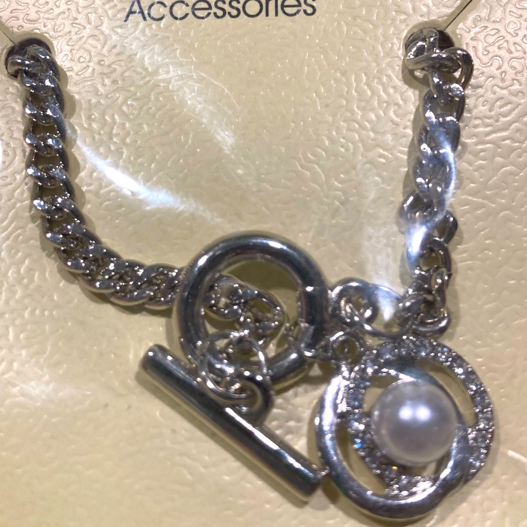 Nwt D Bello Journey Pathway Rhinestone Charmed W Mother Of Pearl Bracelet 15$